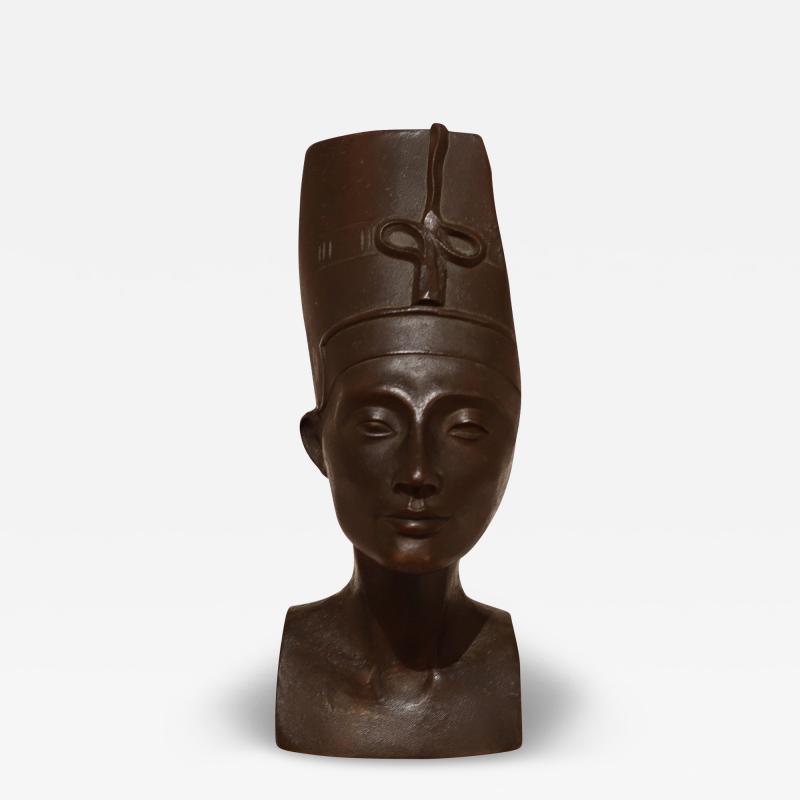 A Bronze Bust of Cleopatra circa 1950
