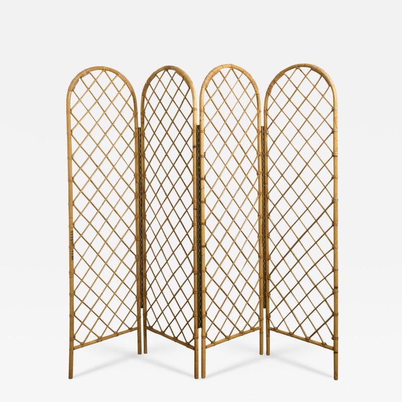 A Cane Folding Screen