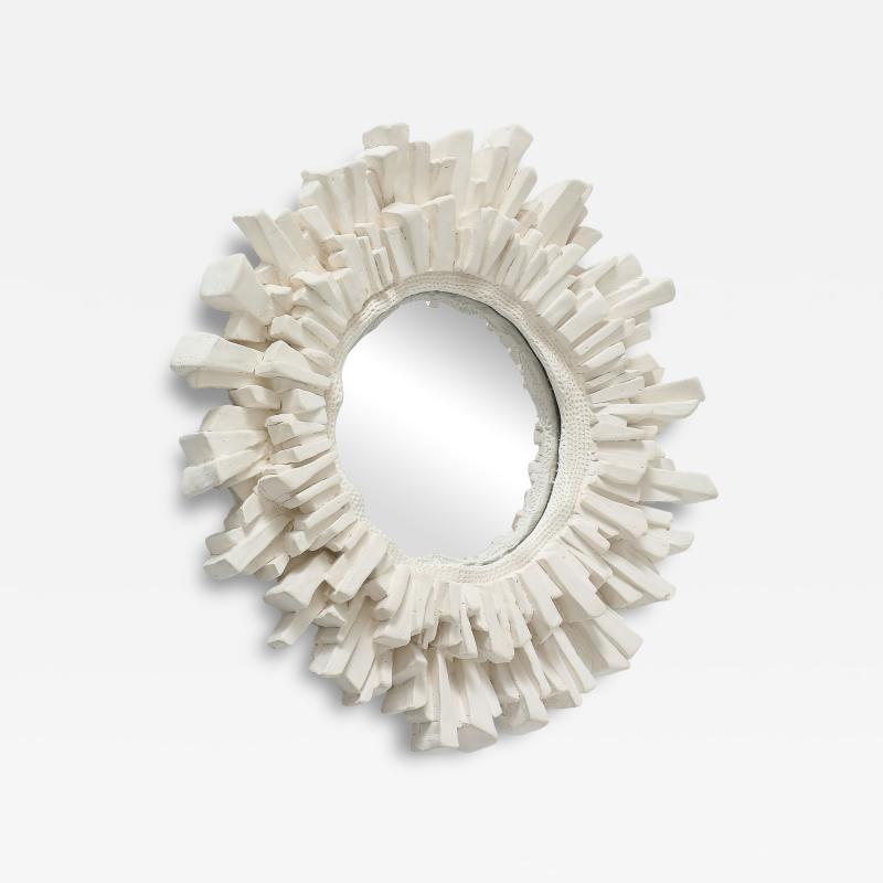 A Carved Plaster Mirror