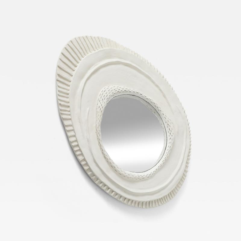 A Carved Plaster Mirror