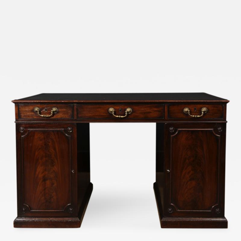 A Fine Mahogany Chippendale Partners Desk Circa 1770