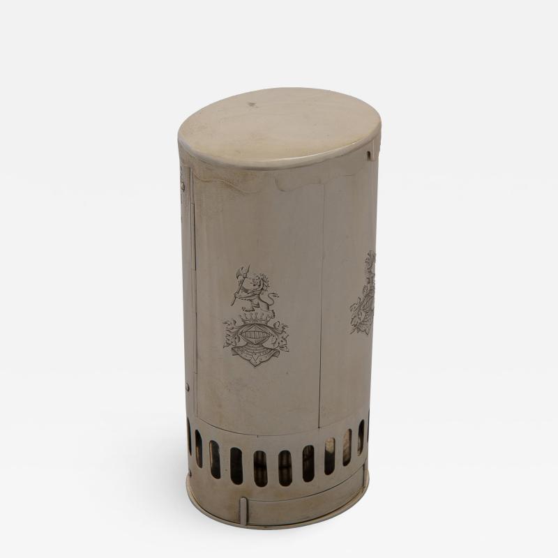 A Fine and Rare Silver Travel Lamp London 1864