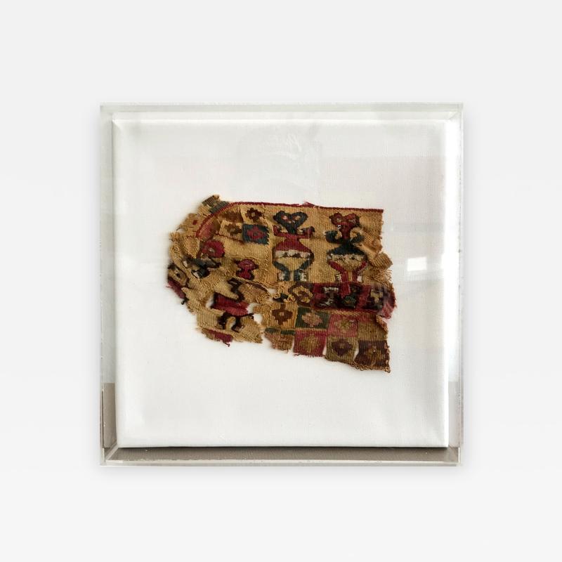 A Framed Pre Columbian Antique Textile