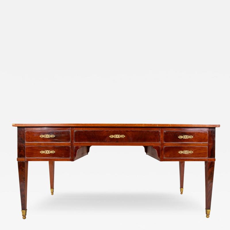 A French Directoire Leather Top Classical Desk