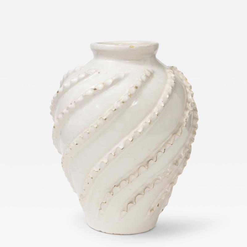 A French Faience Vase
