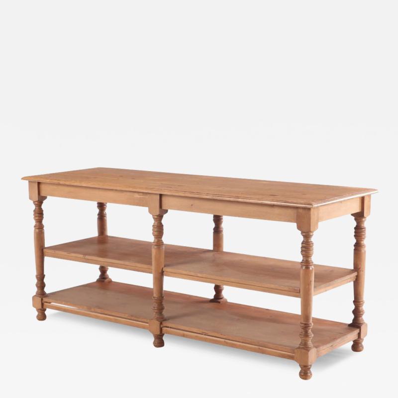 A French Florist Shop Wooden Table C 1940 