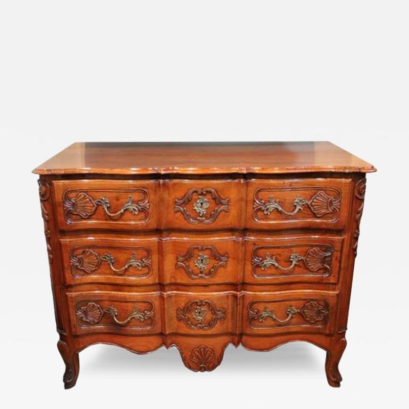 A French Louis XV Carved Provincial Ashwood Buffet