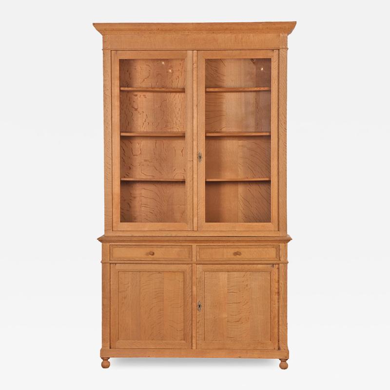 A French Oak Cabinet a deux corps C 1880 