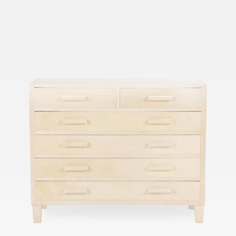 A French Parchment Covered Dresser C 1940 