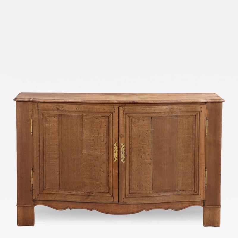 A French Provincial Oak Two Door Server Buffet C 1880 