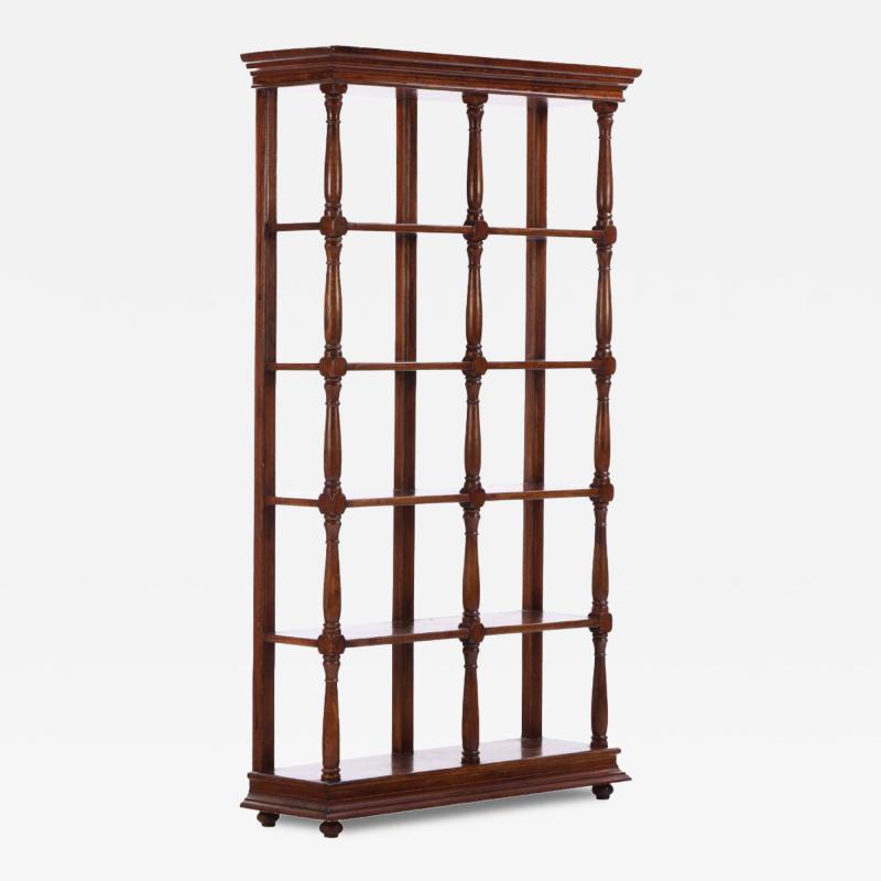 A French oak open etagere C 1960 