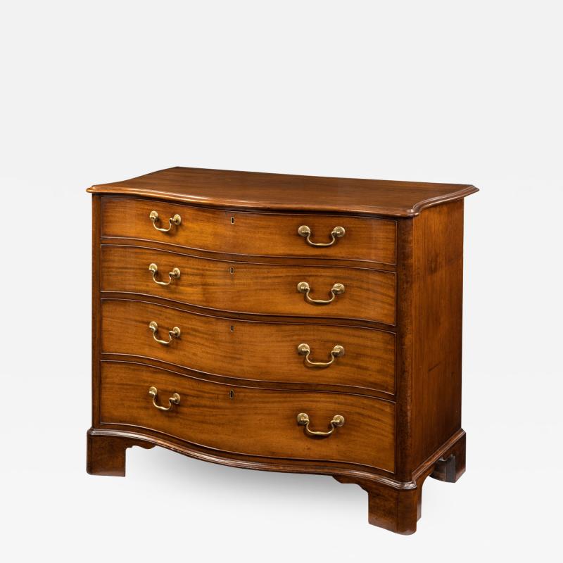 A George III Mahogany Serpentine Chest of Drawers