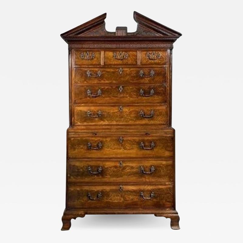 A George III mahogany tallboy