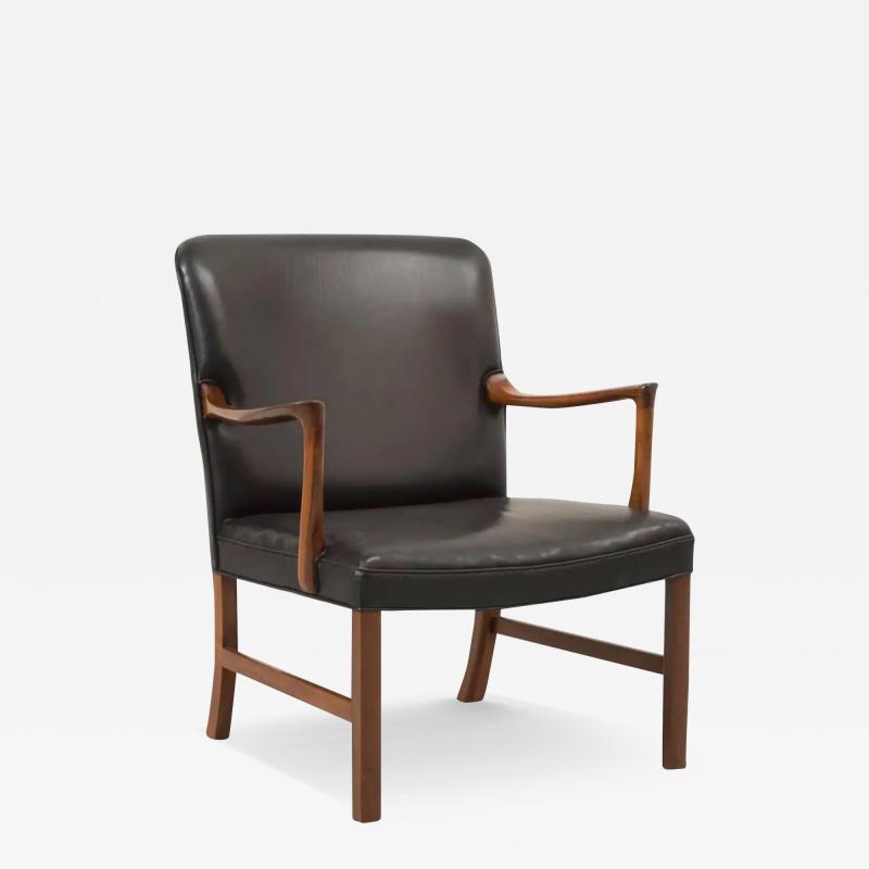 A J Iversen Ole Wanscher Rosewood Armchair for A J Iversen Denmark 1960s