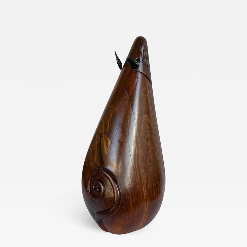 A Large 1960s Carved Rosewood Mouse Gumps San Francisco