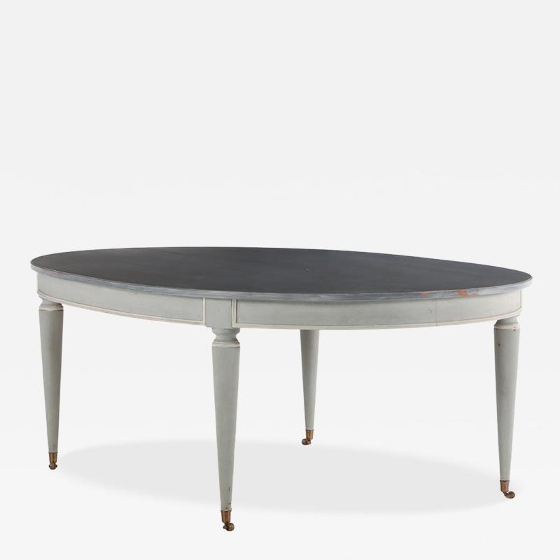 A Large French Directoire Style Painted Dining Table C 1940 