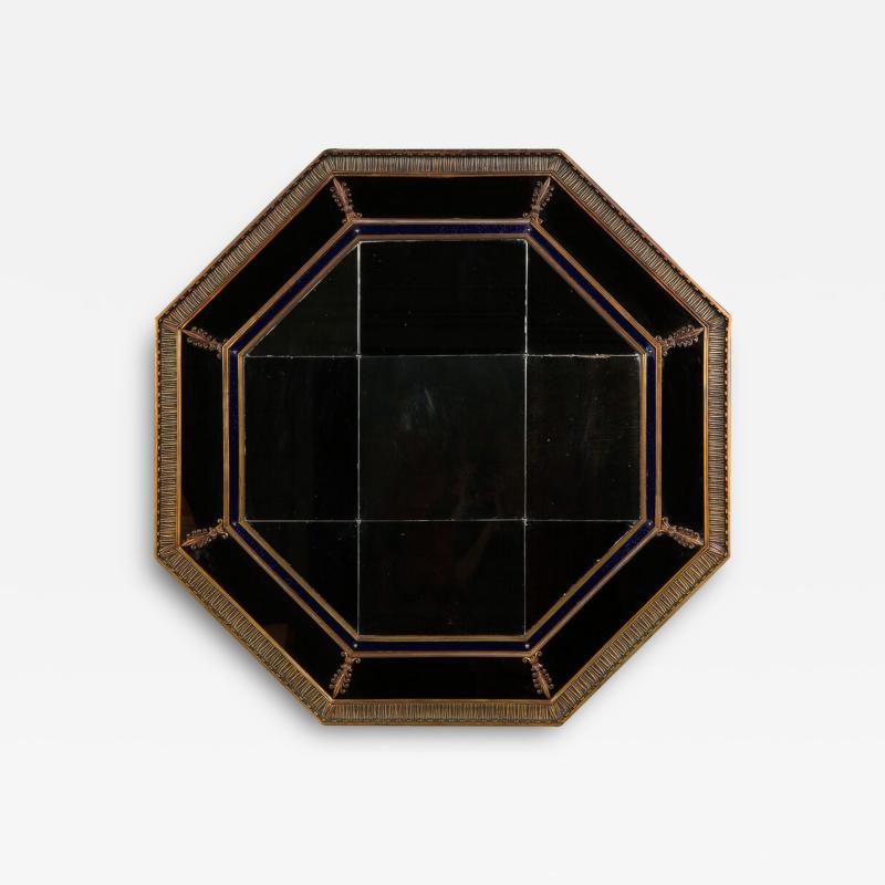 A Large Octagonal Art Deco Mirror from SS Duchess of Bedford Circa 1928