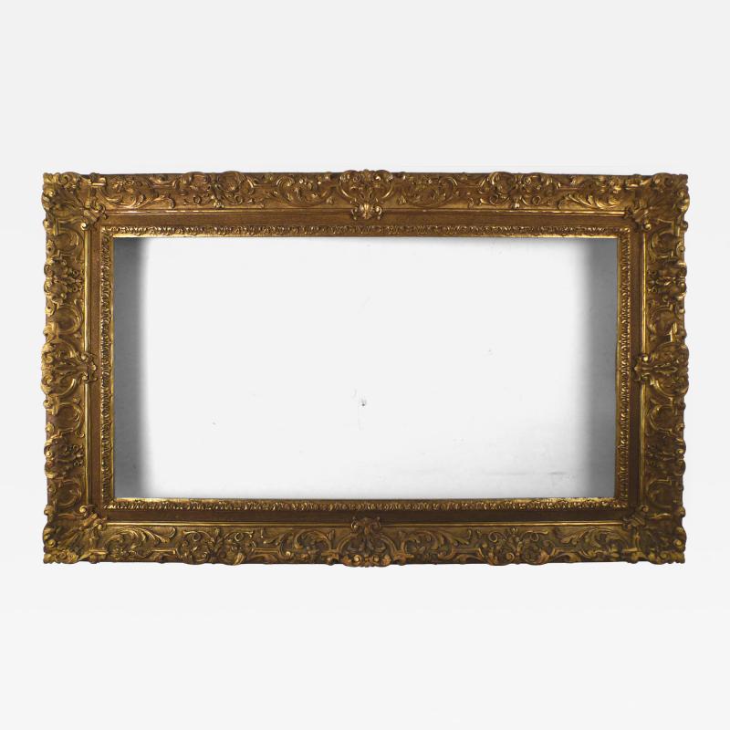 A Louis XV carved giltwood frame