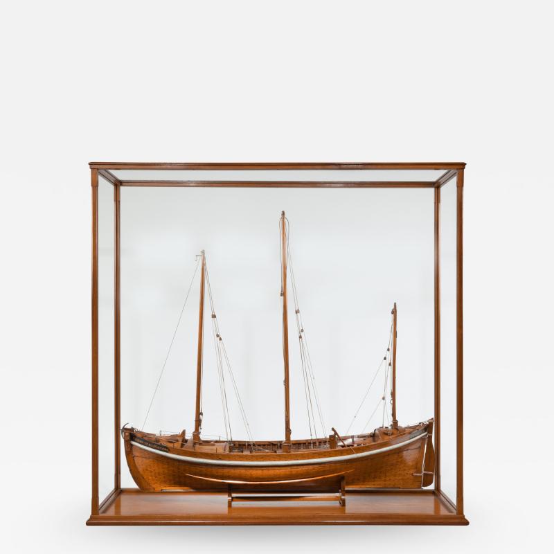 A Lugger lifeboat model by Twyman for the International Exhibition London 1862