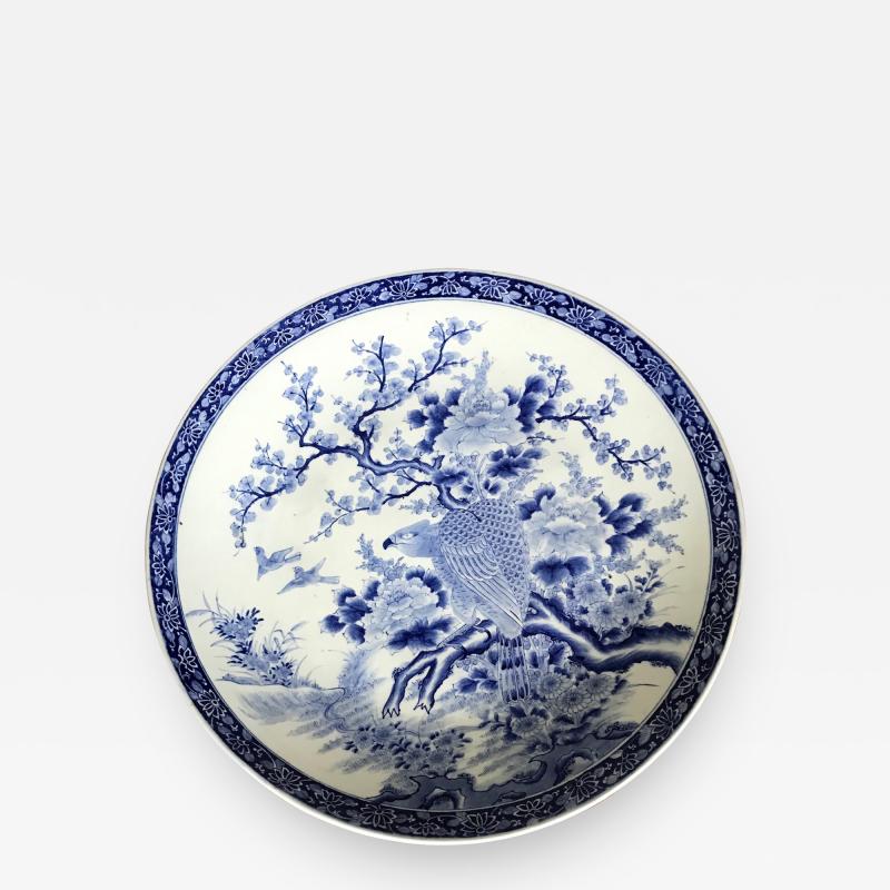 A Massive Antique Japanese Arita Porcelain Plate