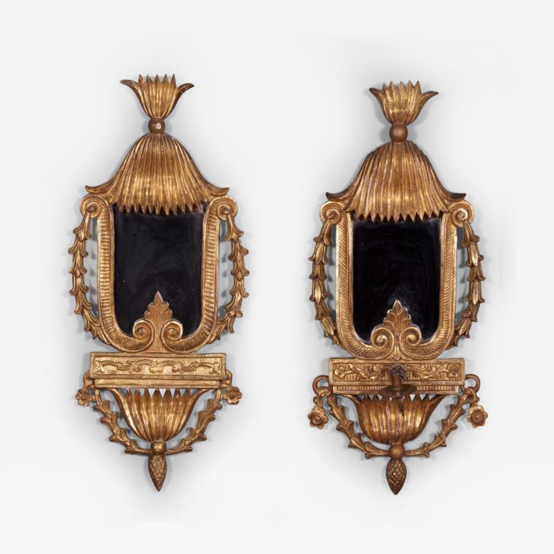 A Matched Pair of Neoclassical Girandoles Italian ca 1800