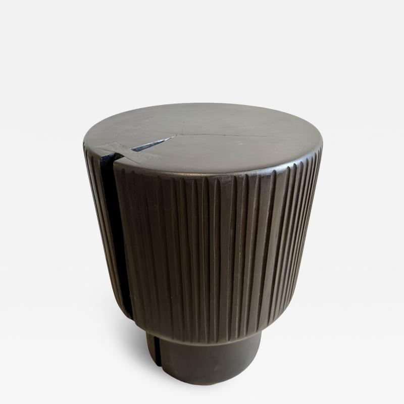 A Modern design Taburet side table Crafted by Carlos Mendoza Acosta