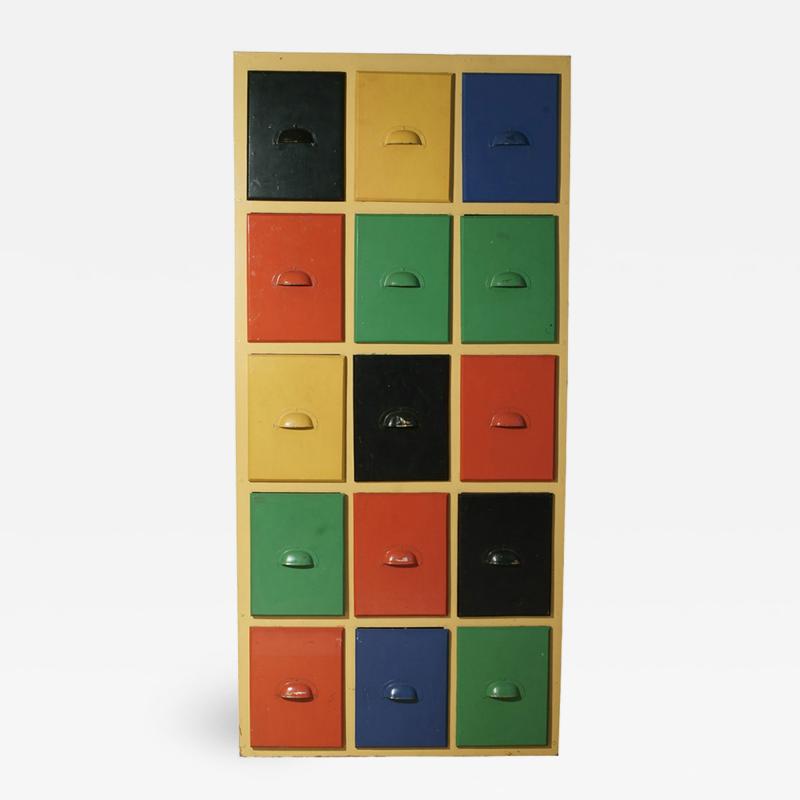 A Multicolor Storage Cabinet
