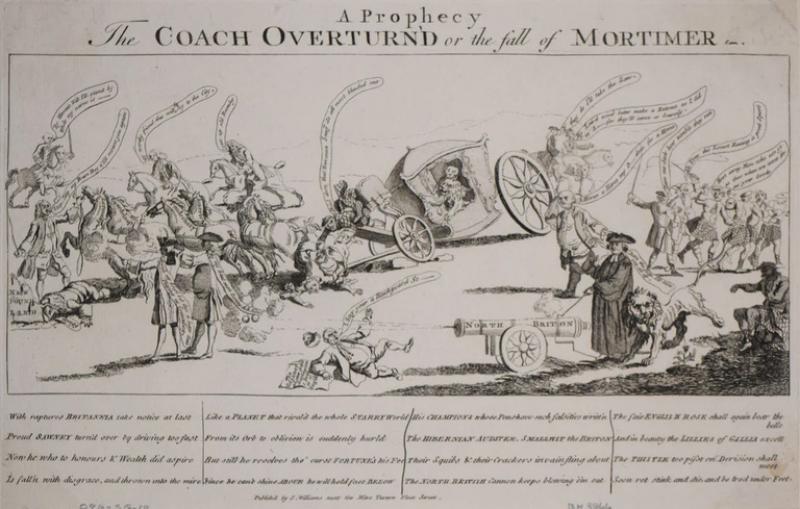 A PROPHECY THE COACH OVERTURND OR THE FALL OF MORTIMER