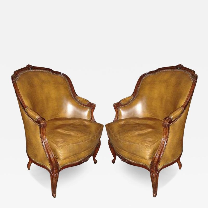 A Pair of Diminutive 19th Century Walnut Chauffeuses Fireside Chairs