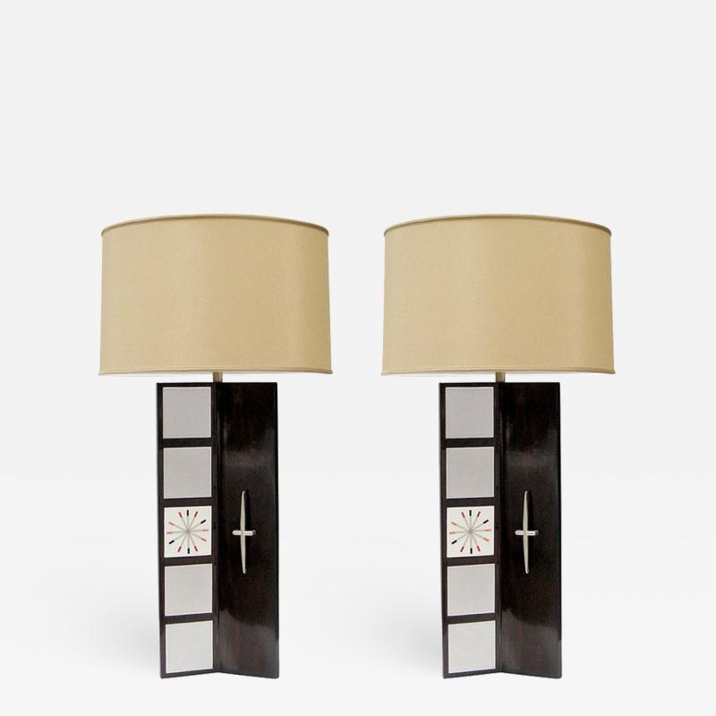 A Pair of Edward Wormley Designed Table Lamps