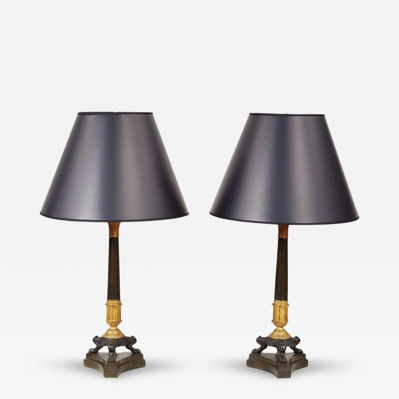 A Pair of Fine French Table Lamps