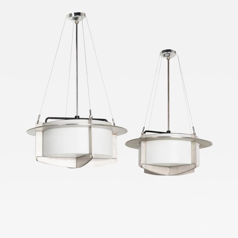 A Pair of Large Library Pendants