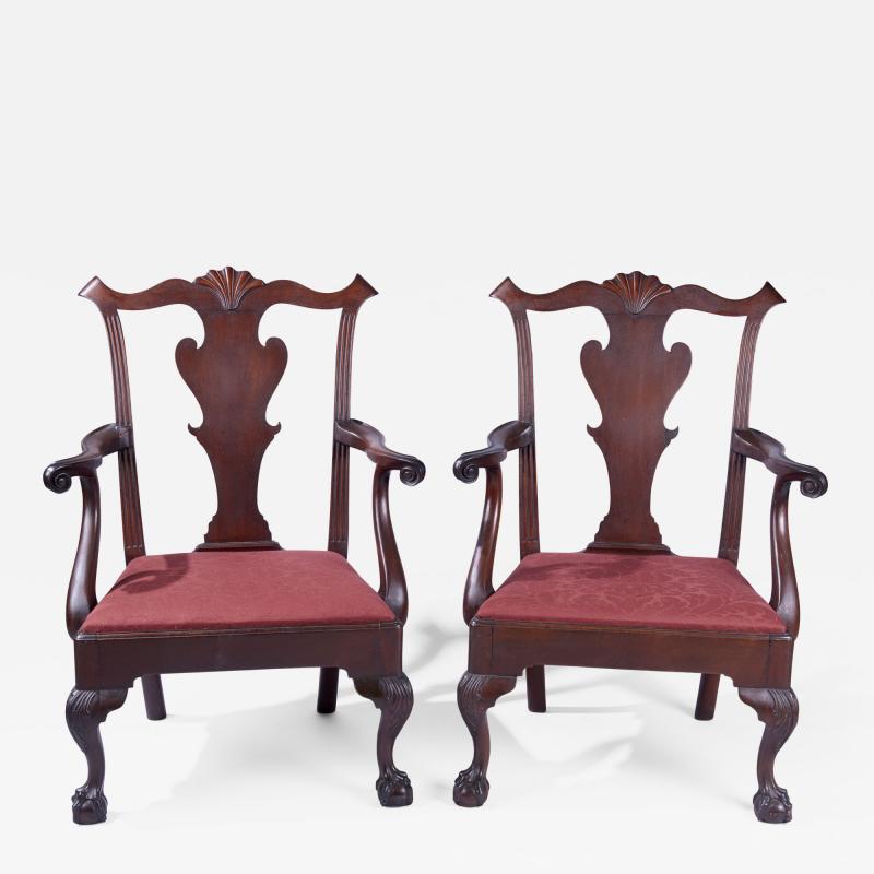 A Pair of Maryland Armchairs