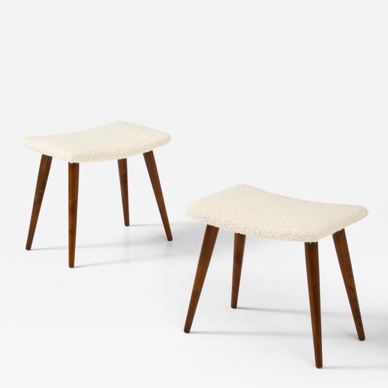 A Pair of Swedish Stools Circa 1960s