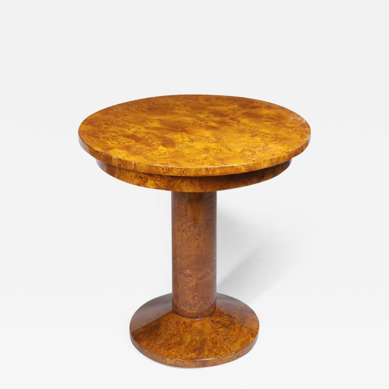 A Petite Art Deco Pedestal Table