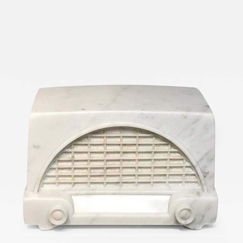 A Philco Transtone Radio Marble Sculpture