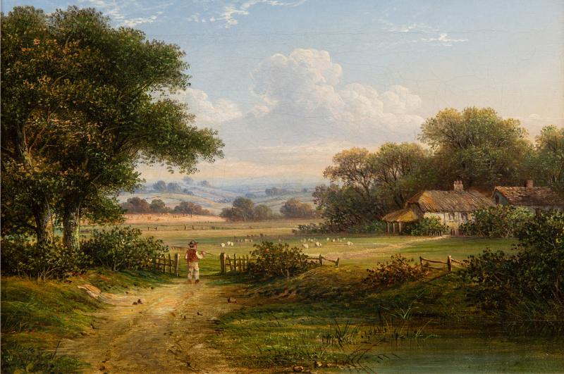 A Picturesque Devonshire Landscape 19th Century