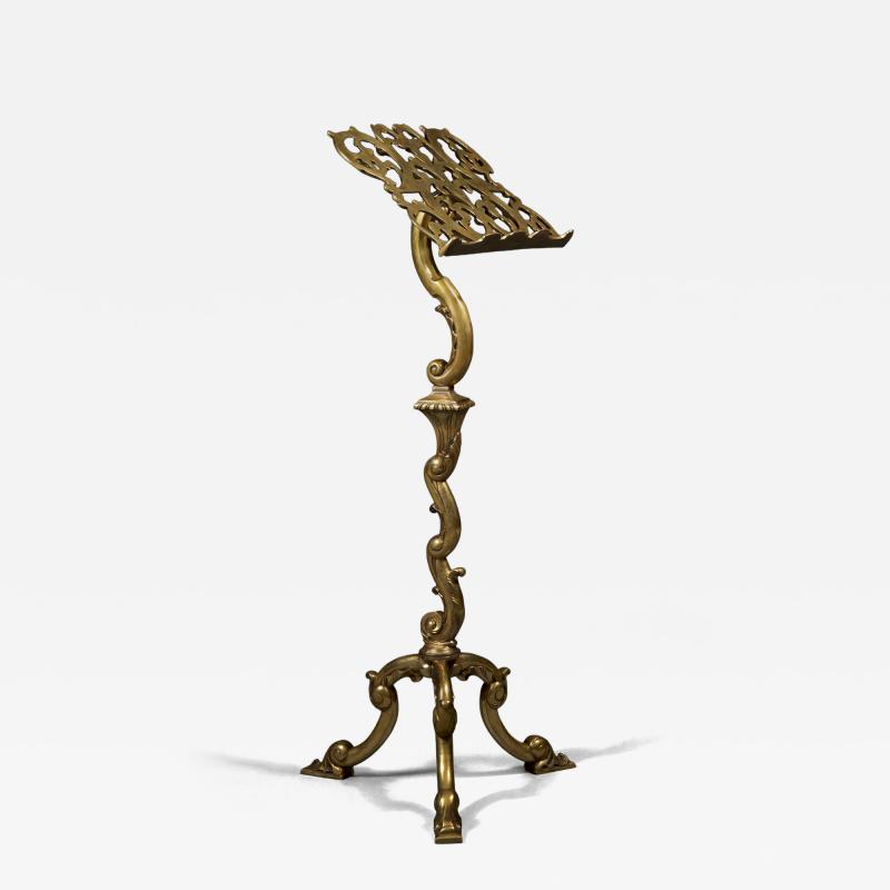 A Rare George III Gilt Brass Lectern