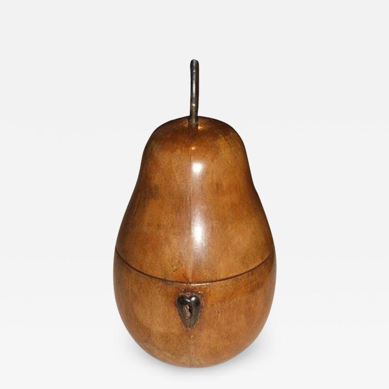 A Rare and Understated English Pear Shaped Tea Caddy