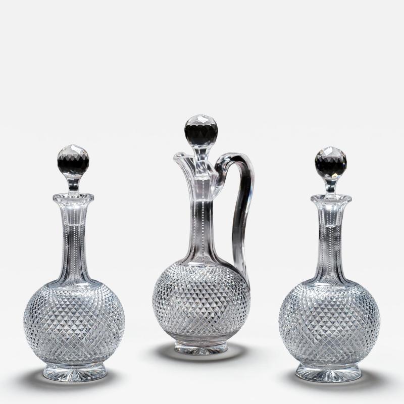 A SUPERB SUITE OF VICTORIAN WINE VESSELS