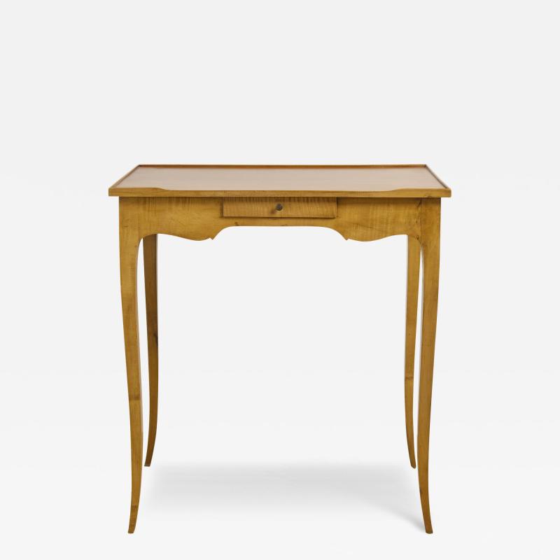 A Satinwood Console Table