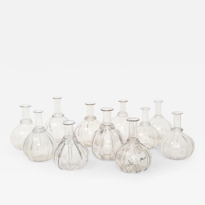 A Selection of Swedish Hand Blown Carafes 19th Century