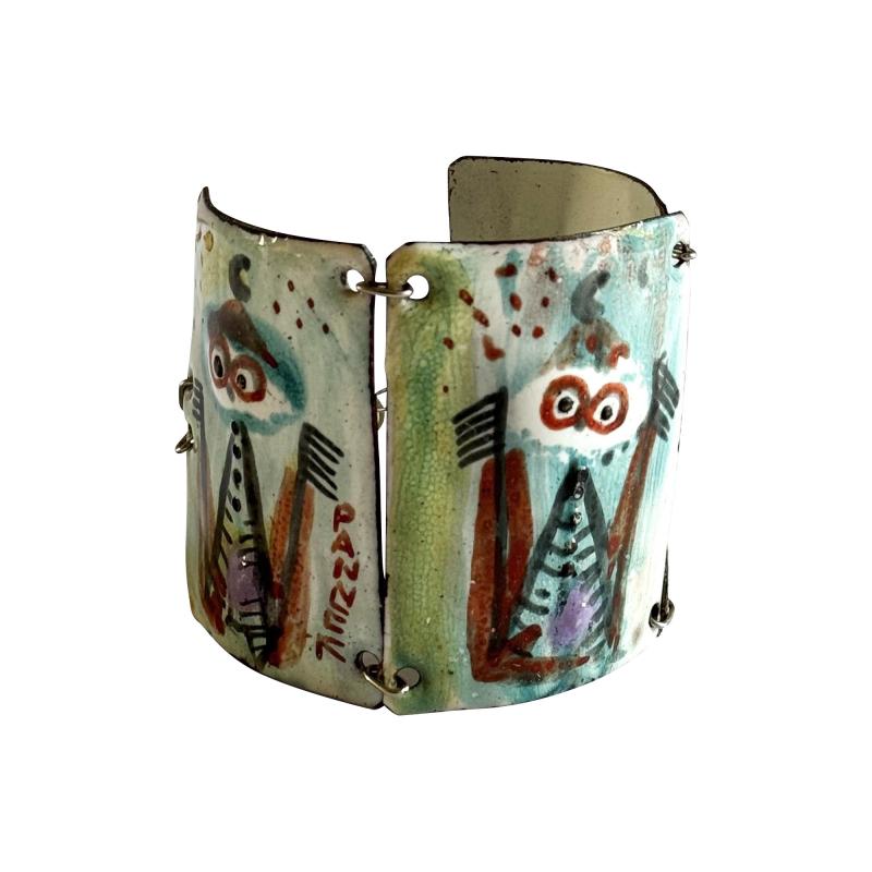 A Stylish Enamel Cuff