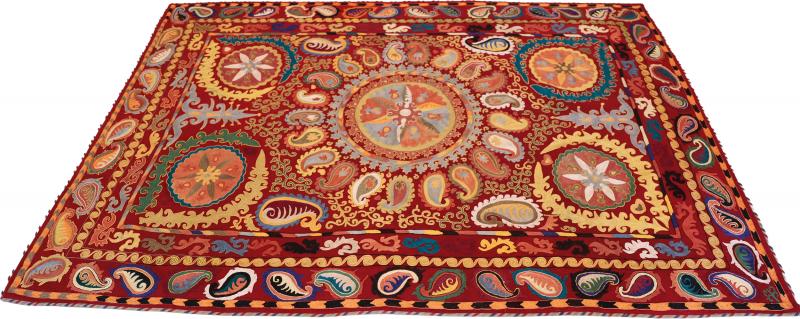 A Suzani from Uzbekistan circa 1950