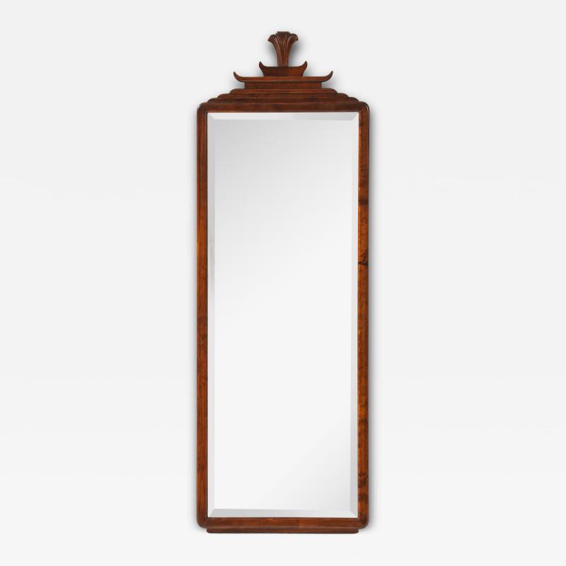 A Swedish Mahogany Mirror Ca 1930 40