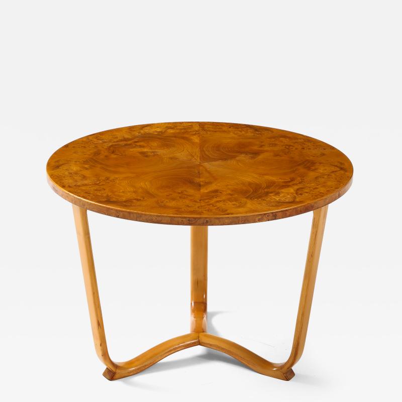 A Swedish Modern Circular Side Table Circa 1930 40