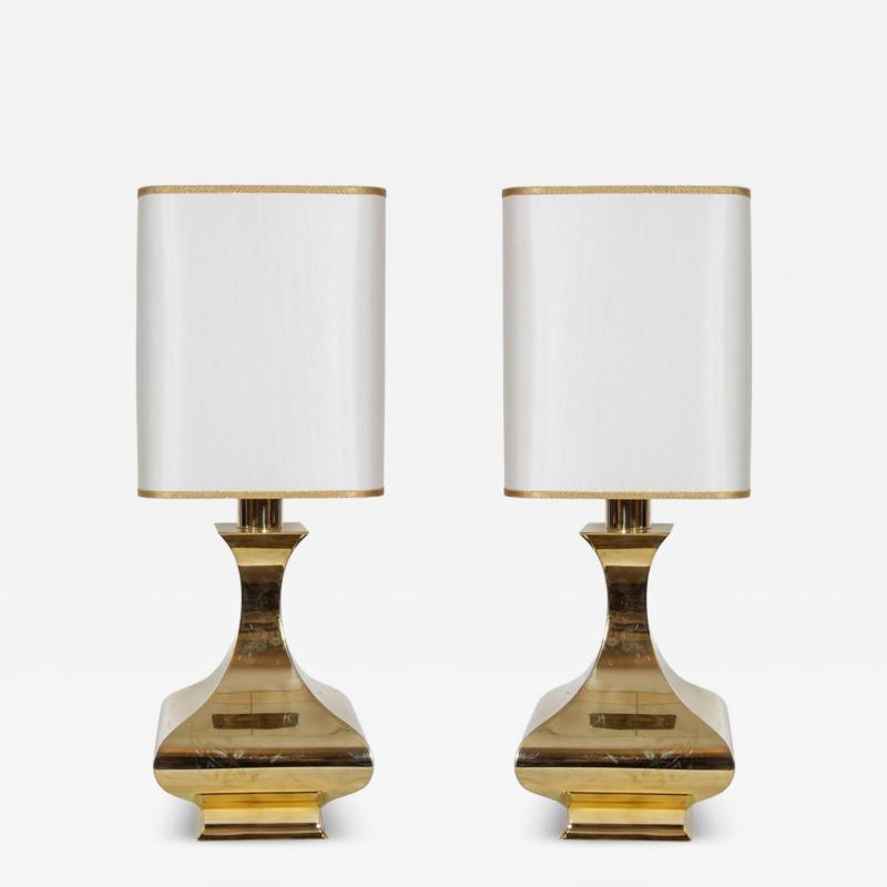 A Tonello A Montagna Grillo Pair of High Society lamps by Tonello Montagna Grillo