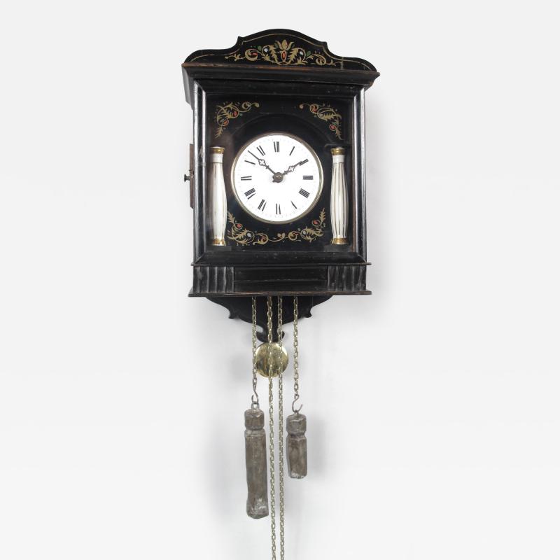 A Very Decorative and Original Black Forest Wall Clock