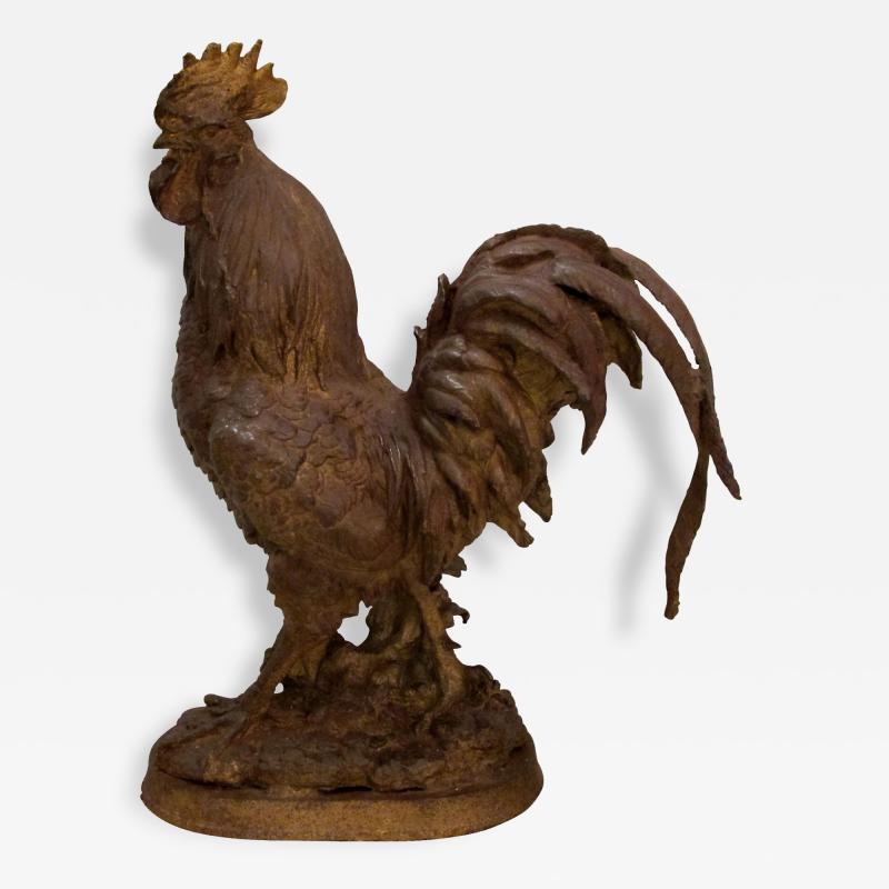 A Well Delineated French Cast Iron Rooster