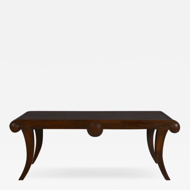 A William IV Style Mahogany Bench made from Antique Timber